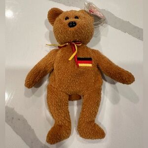 Rare Ty Beanie Baby Germania the bear 1990